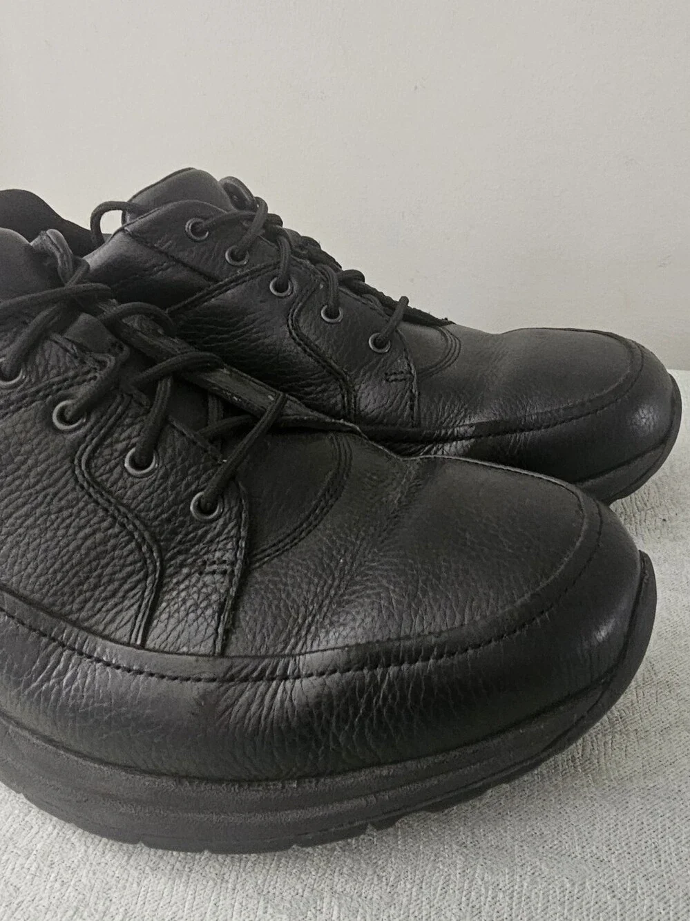 Rockport Men's Path To Change Edge Hill II Black Leather Shoes